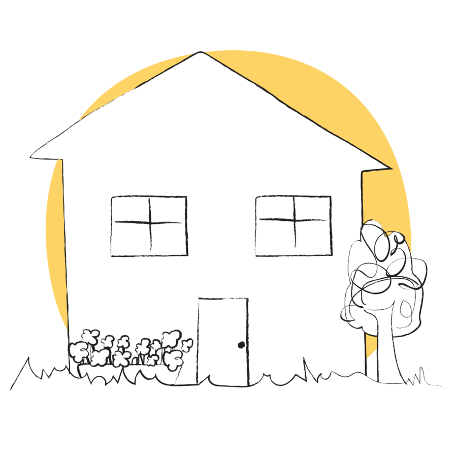 Haus mit Garten